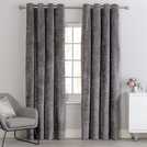 Argos Home Charcoal Eyelet Curtains 229x229cm - British product