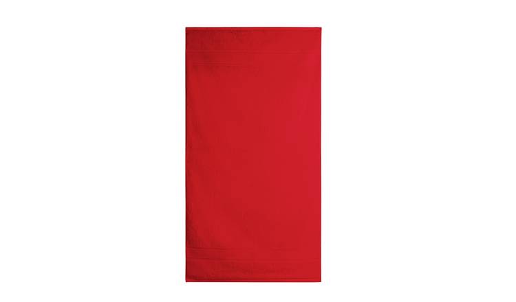 Habitat Cotton Supersoft 4 Piece Towel Bale in Red, UK version