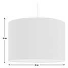 Argos Home Taupe Easy Fit Lampshade 30cm - British product
