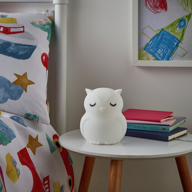 Glow silicone colour changing night light, UK version