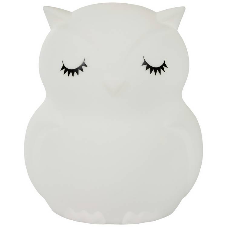 Glow silicone colour changing night light, UK version