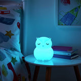 Glow silicone colour changing night light, UK version