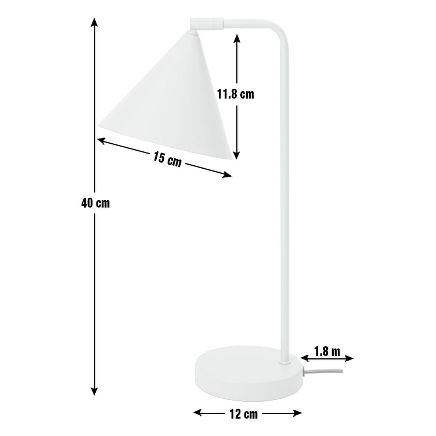 Habitat Sage Table Lamp 40cm, UK version