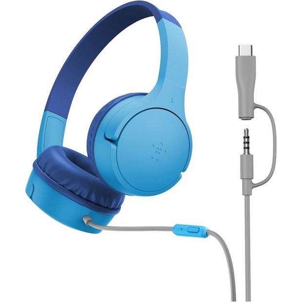 Belkin SoundForm Mini kids on-ear headphones blue - British product