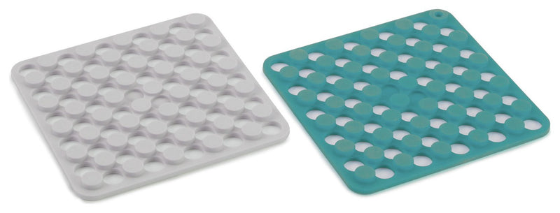 Joseph Joseph multicoloured silicone trivets pack of 2, UK version