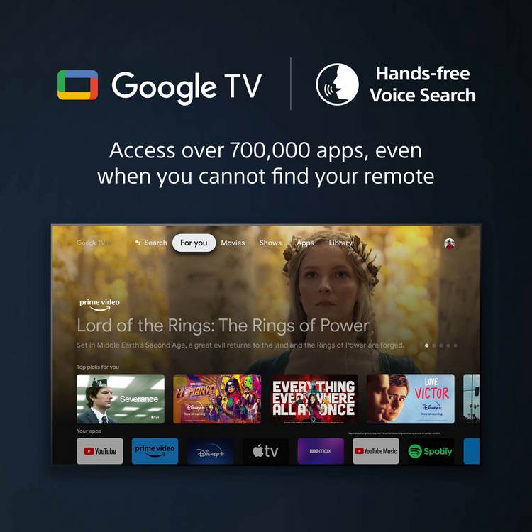 Sony 4K HDR Smart TV 75 inch, imported from the UK