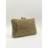 SVNX Gold Diamante clutch bag 20cm - British product