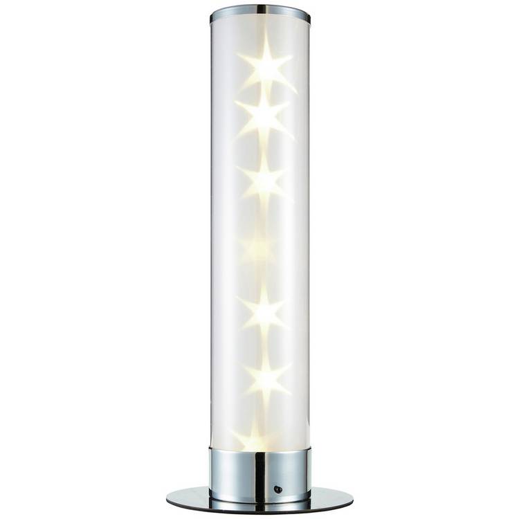 Glow Kids Galaxy LED cylinder table lamp white (British brand)