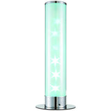 Glow Kids Galaxy LED cylinder table lamp white (British brand)