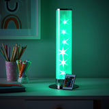 Glow Kids Galaxy LED cylinder table lamp white (British brand)