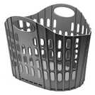 Addis fold flat laundry basket grey 38 litre - British product