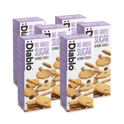 Holland & Barrett Diablo No Added Sugar Almond Cookies 145g Pack of 6- Buy online at McGrocer
