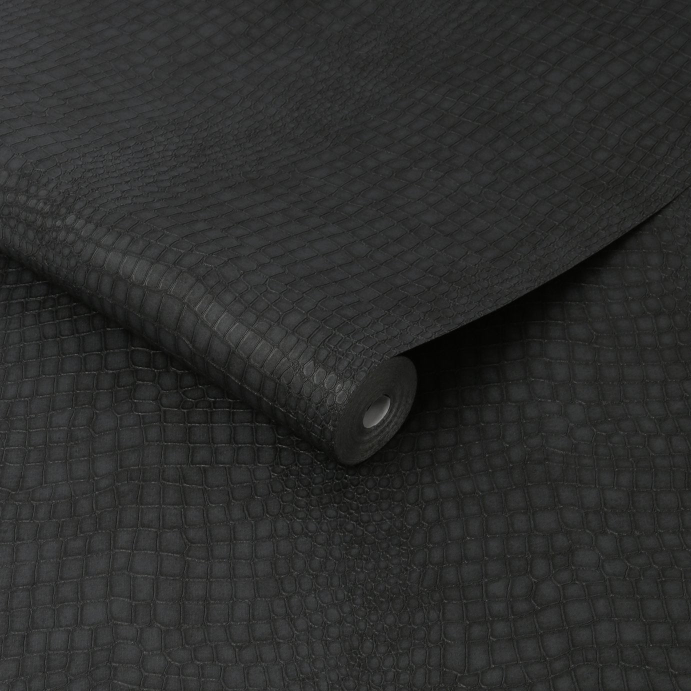 Superfresco Easy Crocodile Black Wallpaper roll, 52cm x 10m (British brand)