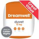 Couette Dreamwell Colder Nights, poids moyen 12 tog, pour une personne - Produit britannique