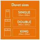 Couette Dreamwell Colder Nights, poids moyen 12 tog, pour une personne - Produit britannique