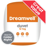 Dreamwell Cold Nights Medium Weight 12 Tog Duvet Kingsize - British product