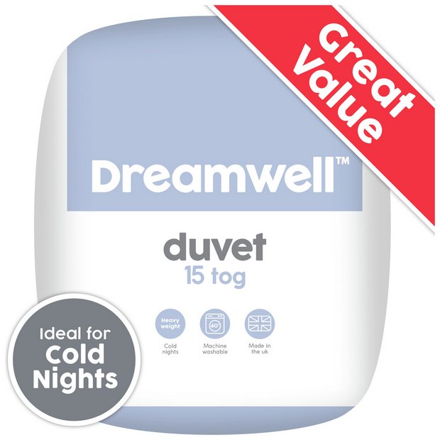 Dreamwell Heavy Weight 15 Tog Double Duvet - British product