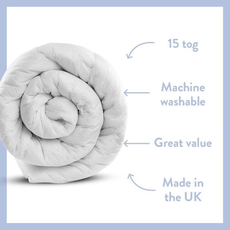 Dreamwell Heavy Weight 15 Tog Double Duvet - British product