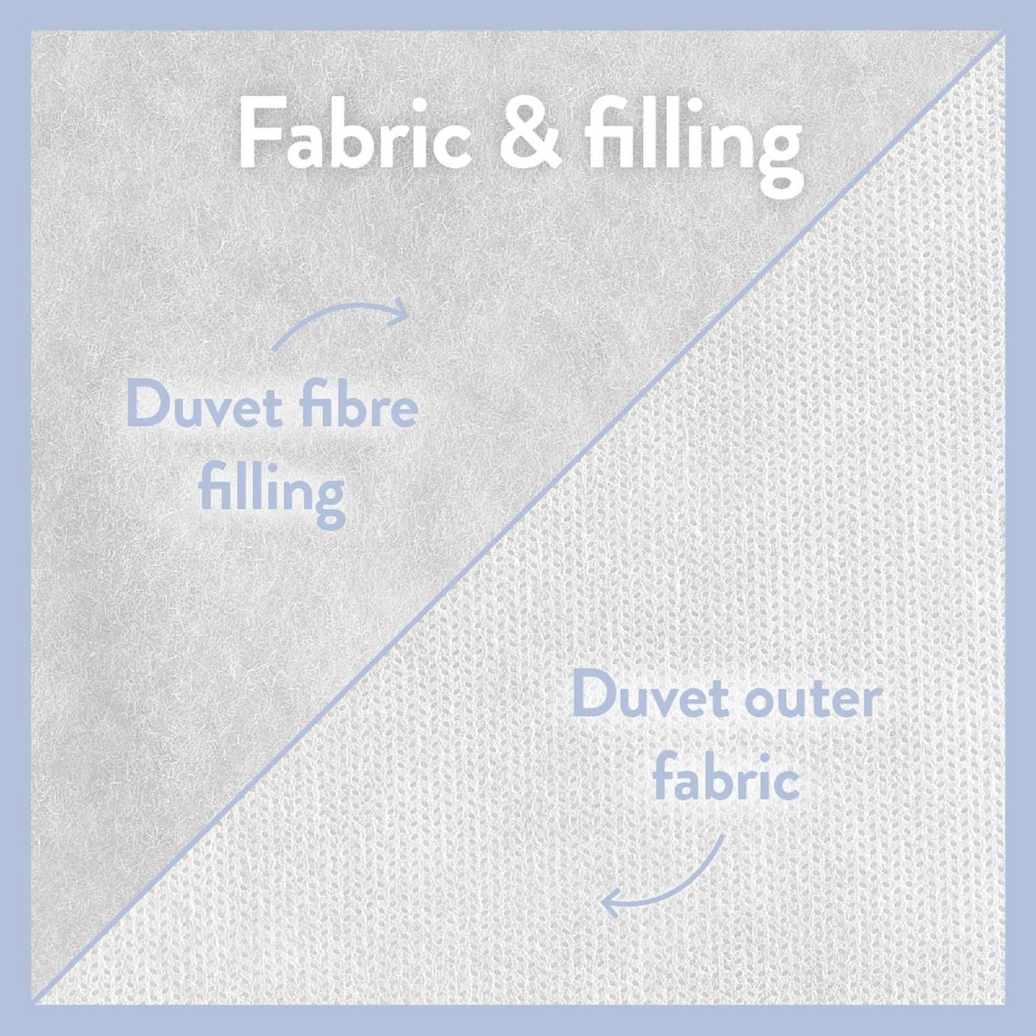 Dreamwell medium weight 15 Tog Kingsize duvet - British product