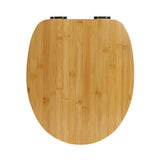 Argos Home bamboo toilet seat with soft close hinges - British product