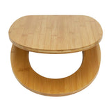 Argos Home bamboo toilet seat with soft close hinges - British product