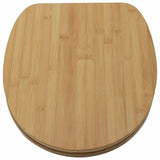 Argos Home bamboo toilet seat with soft close hinges - British product