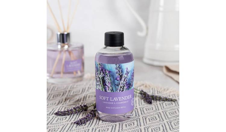 Wax Lyrical Soft Lavender reed diffuser refill 200ml (British brand)