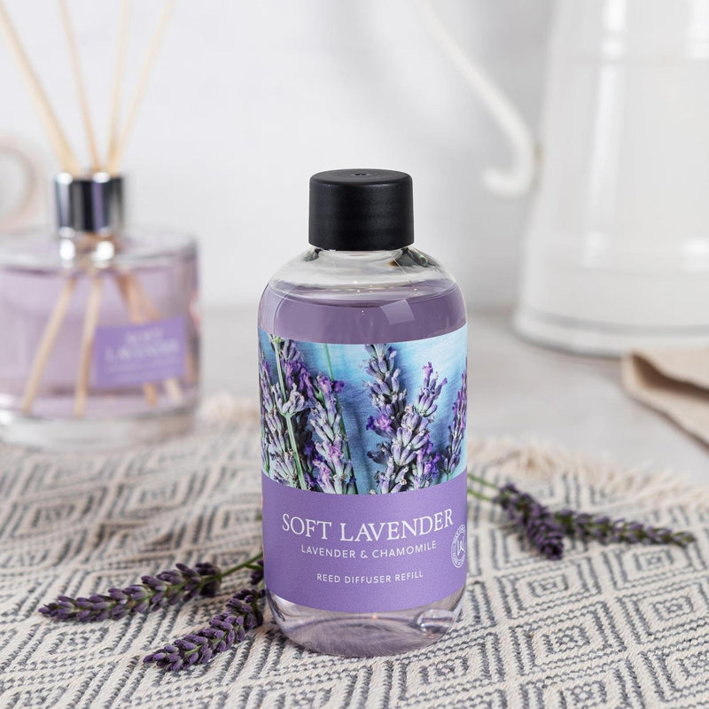 Wax Lyrical Soft Lavender reed diffuser refill 200ml (British brand)