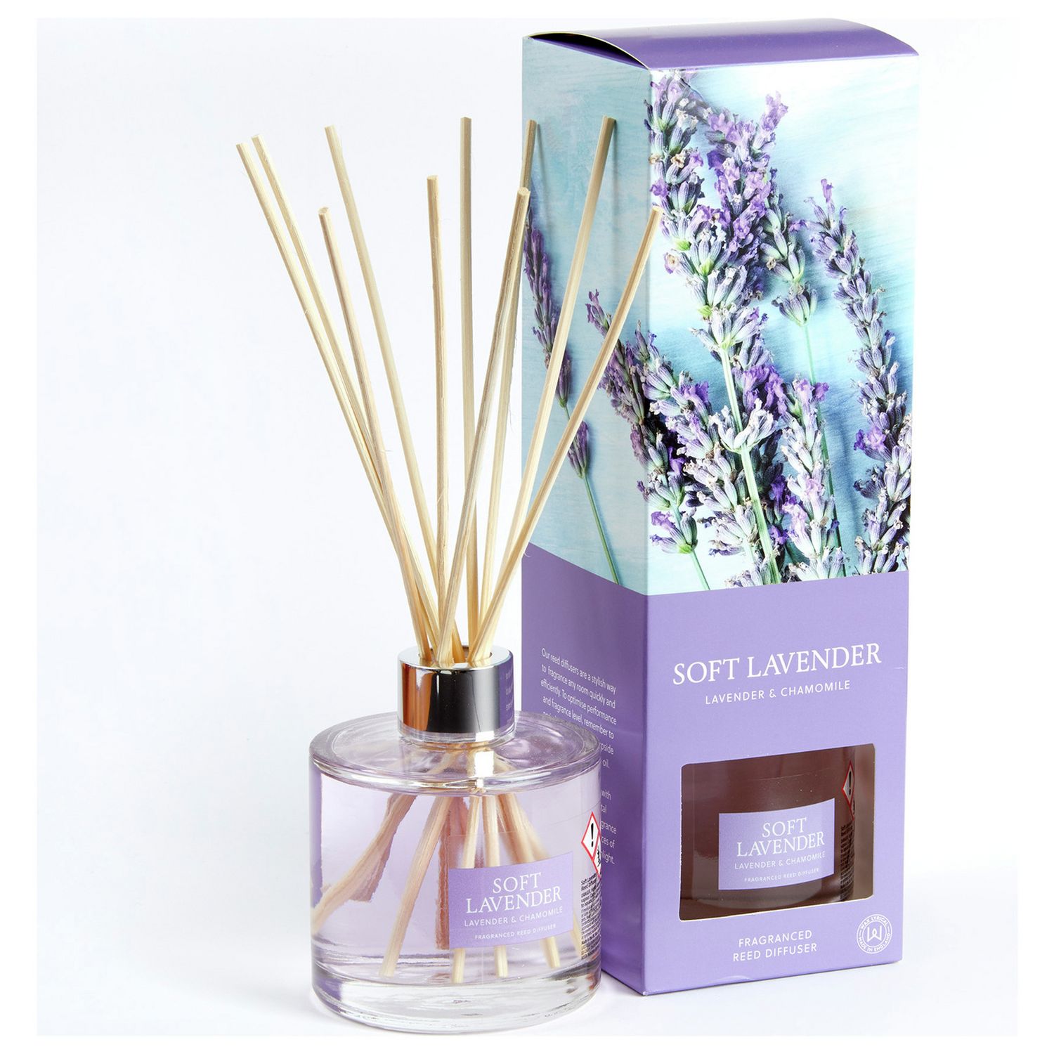 Wax Lyrical Soft Lavender reed diffuser 200ml (British brand)