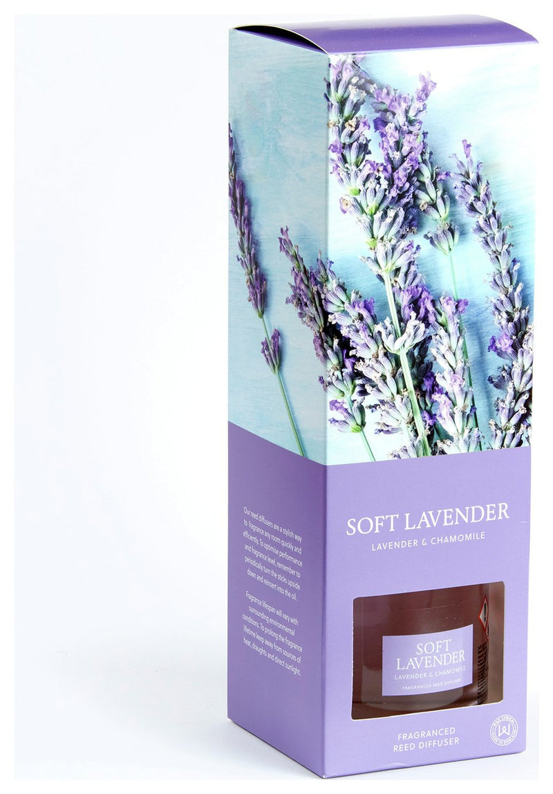 Wax Lyrical Soft Lavender reed diffuser 200ml (British brand)
