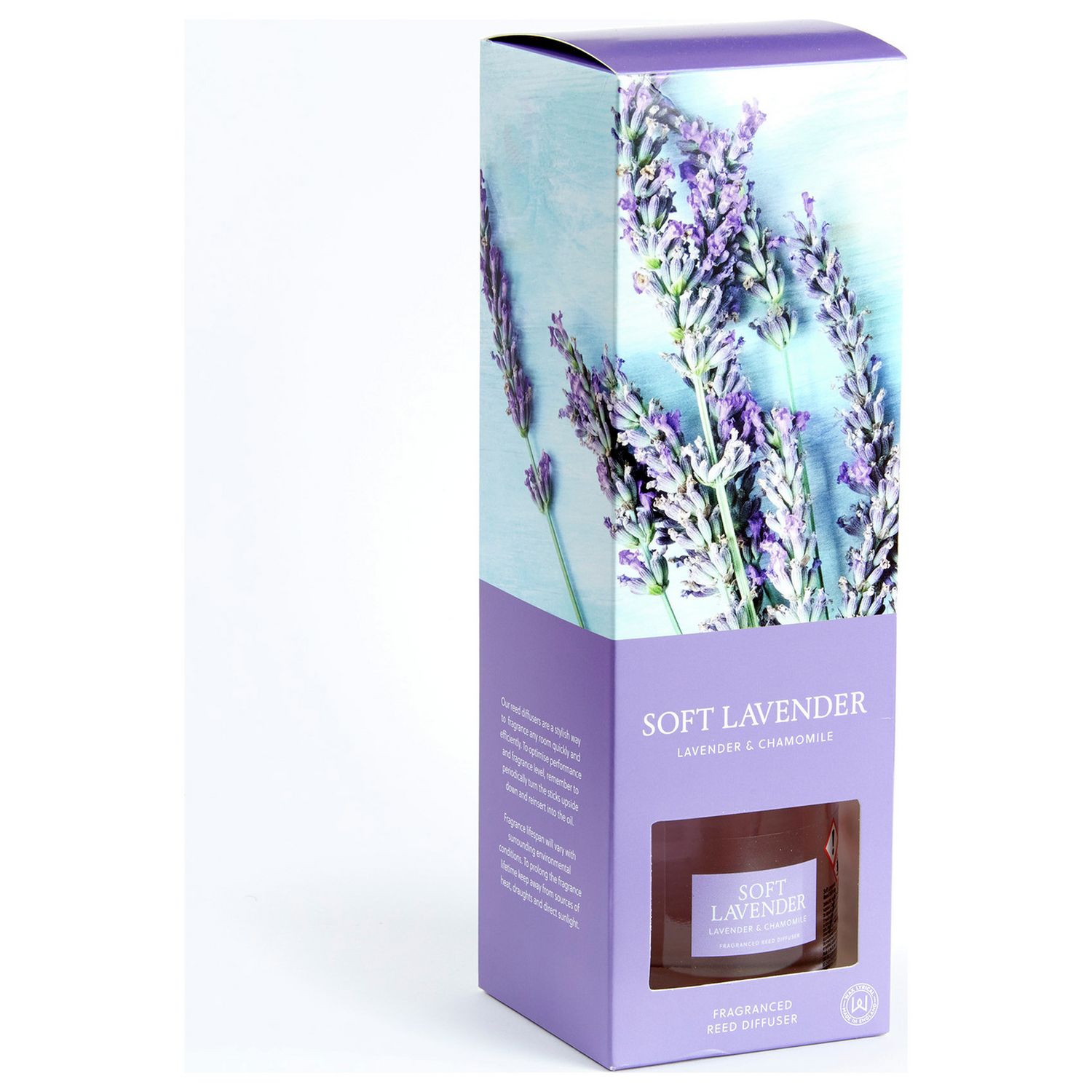 Wax Lyrical Soft Lavender reed diffuser 200ml (British brand)