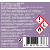 Wax Lyrical Soft Lavender reed diffuser 200ml (British brand)