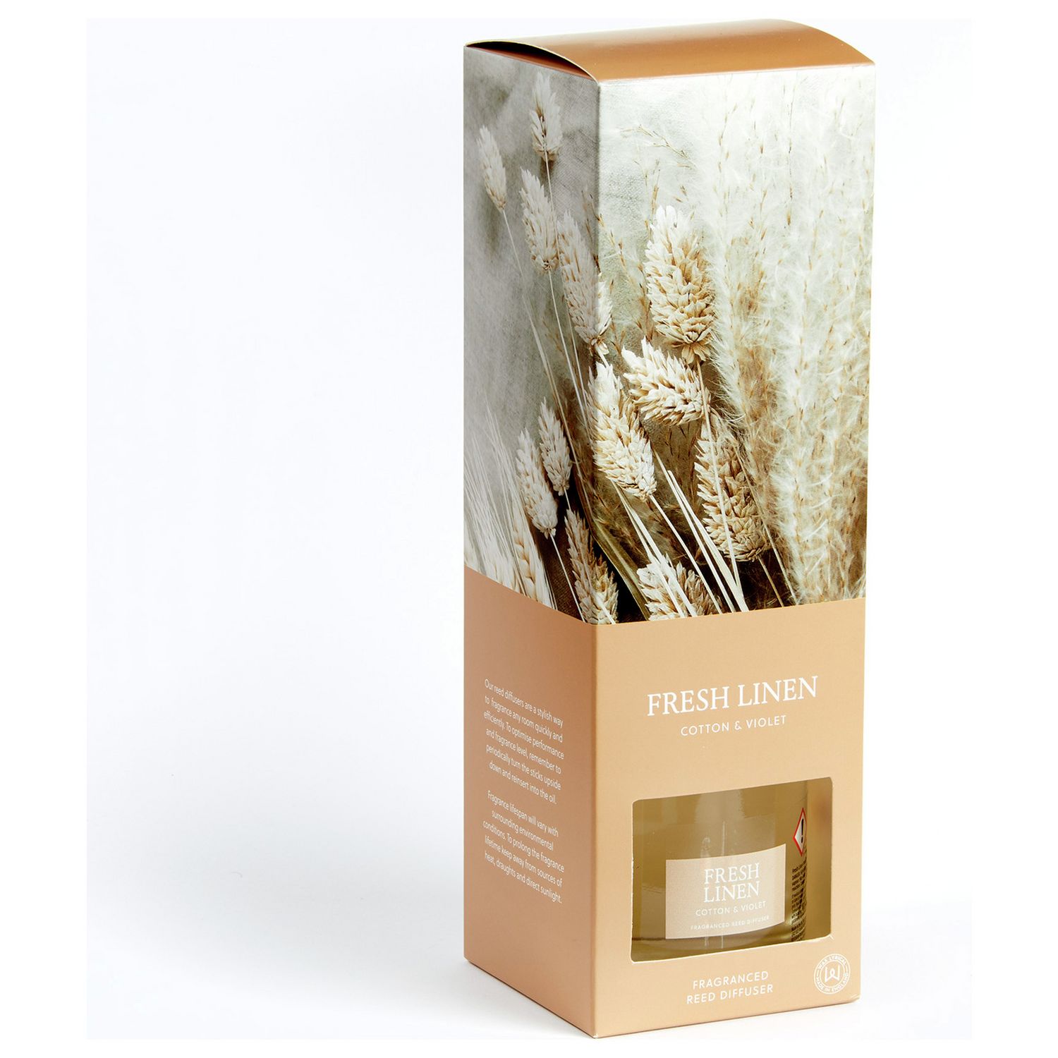 Wax Lyrical Fresh Linen reed diffuser 200ml (British brand)