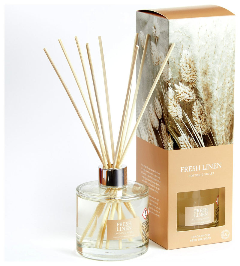 Wax Lyrical Fresh Linen reed diffuser 200ml (British brand)