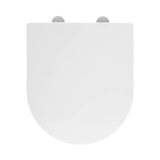 Argos Home D shaped toilet seat white soft close - British product
