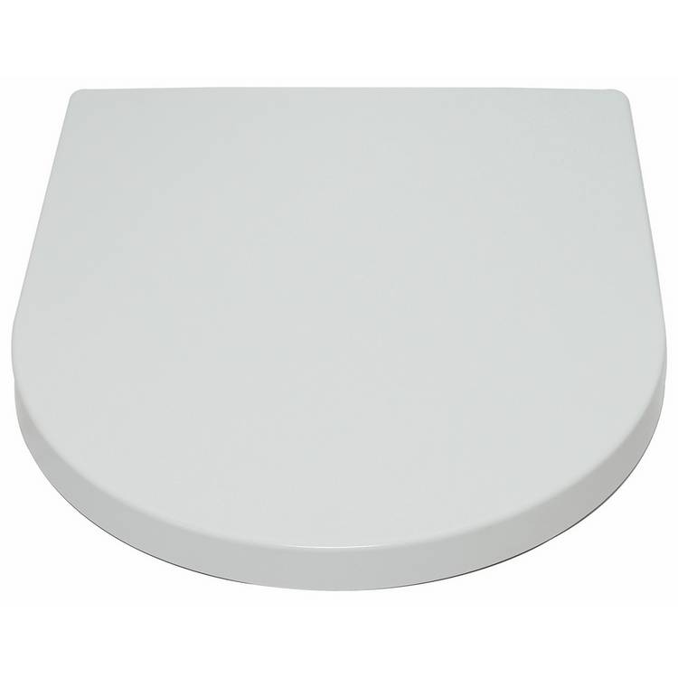 Argos Home D shaped toilet seat white soft close - British product