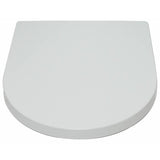 Argos Home D shaped toilet seat white soft close - British product