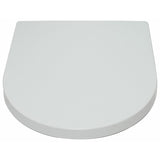 Argos Home D shaped toilet seat white soft close - British product