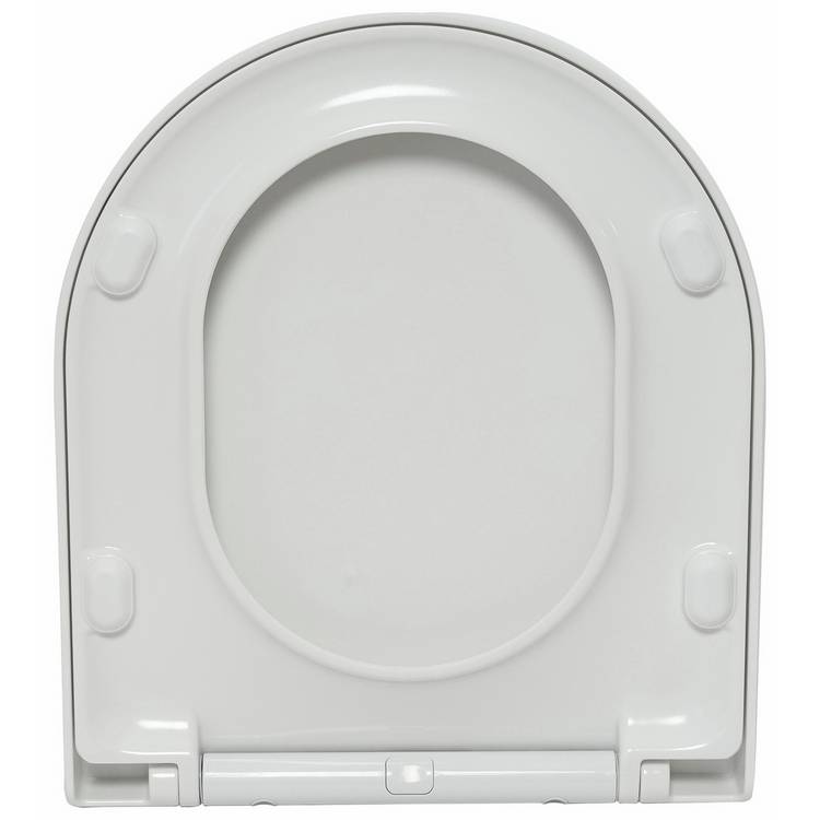 Argos Home D shaped toilet seat white soft close - British product