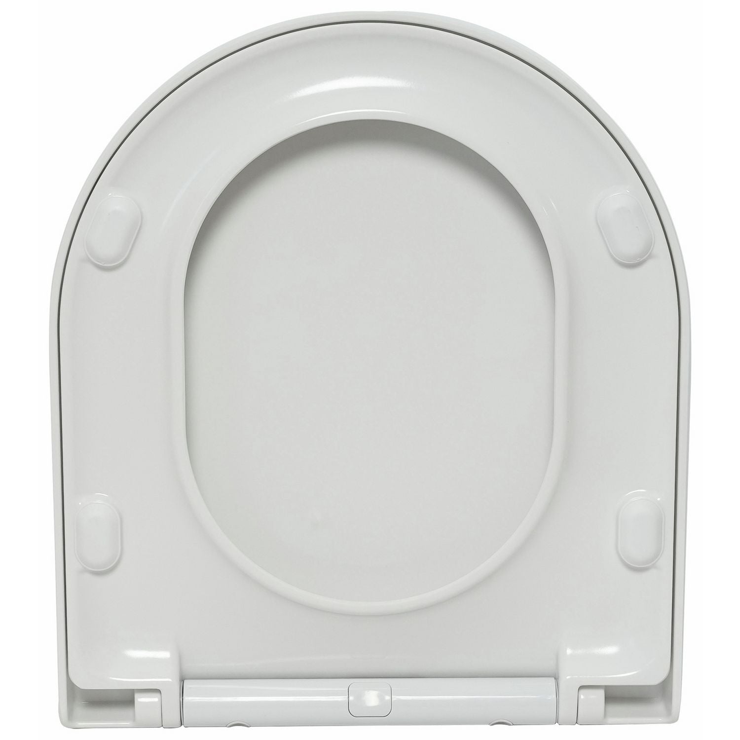 Argos Home D shaped toilet seat white soft close - British product