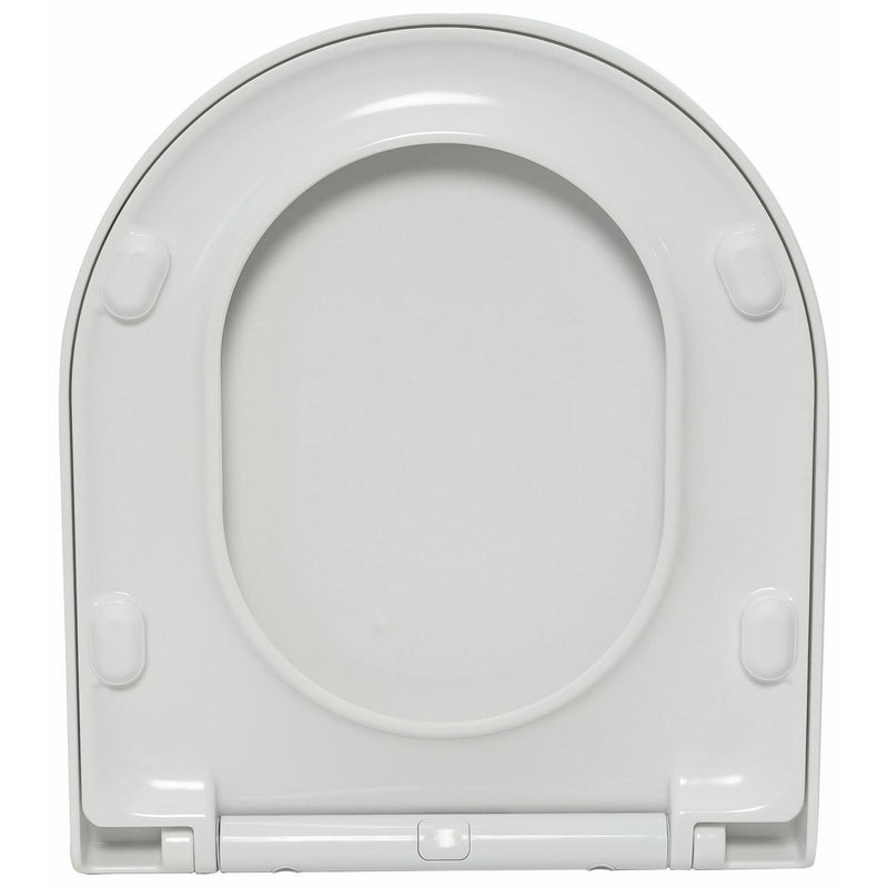 Argos Home D shaped toilet seat white soft close - British product