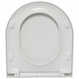 Argos Home D shaped toilet seat white soft close - British product