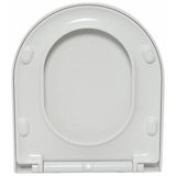 Argos Home D shaped toilet seat white soft close - British product