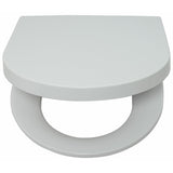 Argos Home D shaped toilet seat white soft close - British product