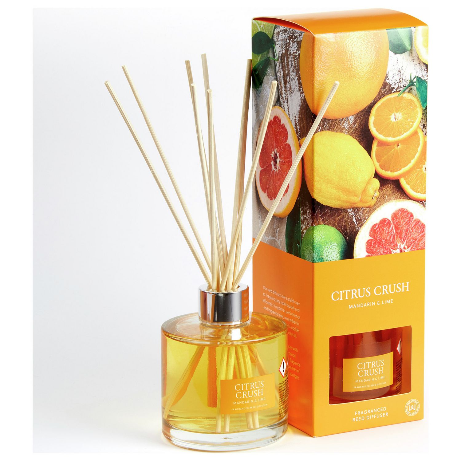 Wax Lyrical reed diffuser Citrus Crush 200ml (British brand)