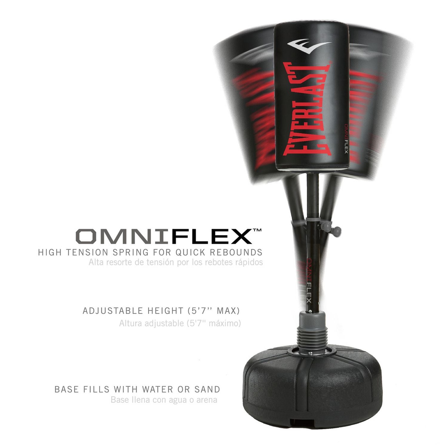 Everlast Omniflex Freestanding Heavy Punch Bag 171 cm - British product
