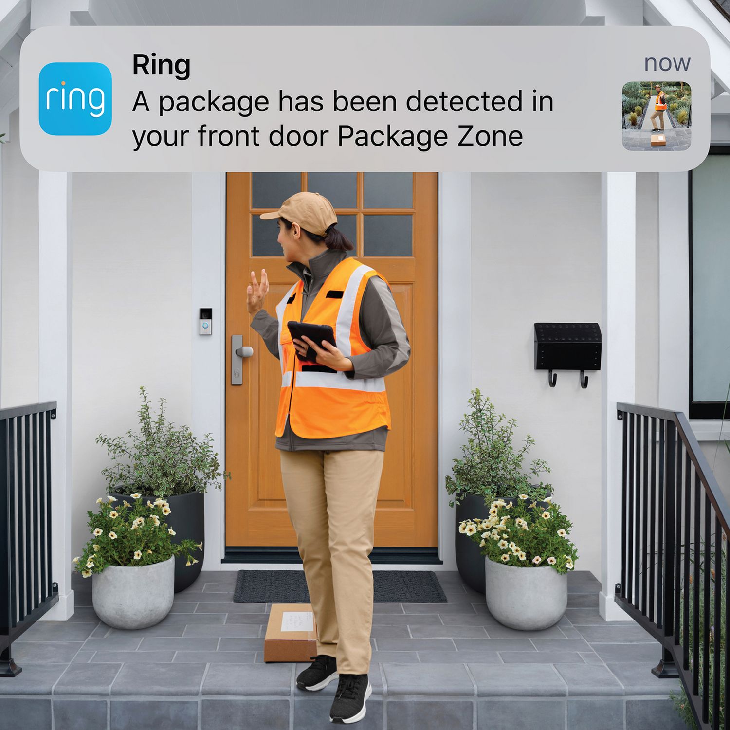 Ring Video Doorbell Plus 13.9x9.2x7.1cm, imported from the UK