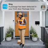 Ring battery video doorbell plus with chime 6.9x9.2x9.8cm, imported from the UK