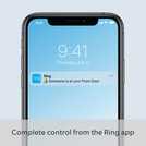 Ring battery video doorbell plus with chime 6.9x9.2x9.8cm, imported from the UK