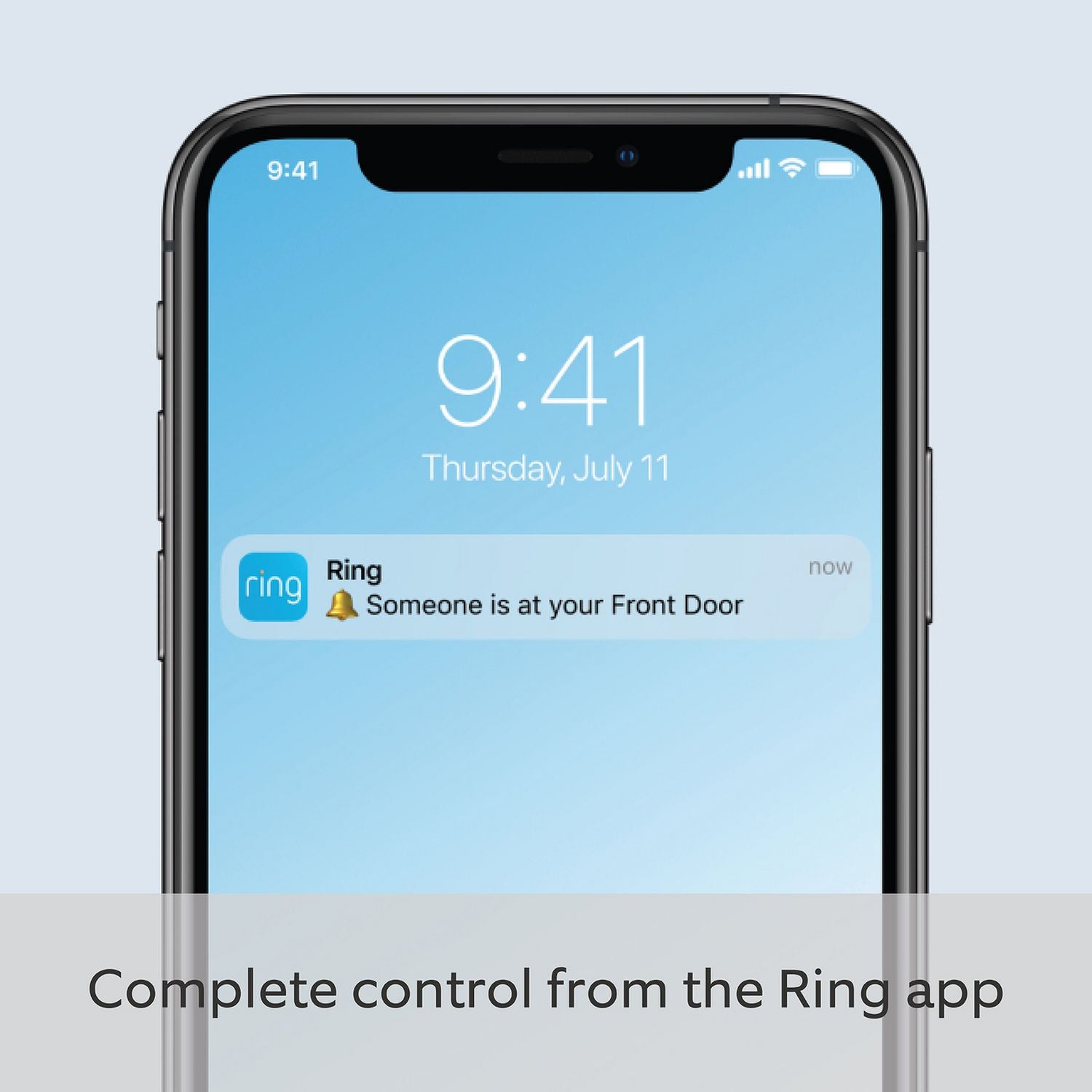 Ring battery video doorbell plus with chime 6.9x9.2x9.8cm, imported from the UK